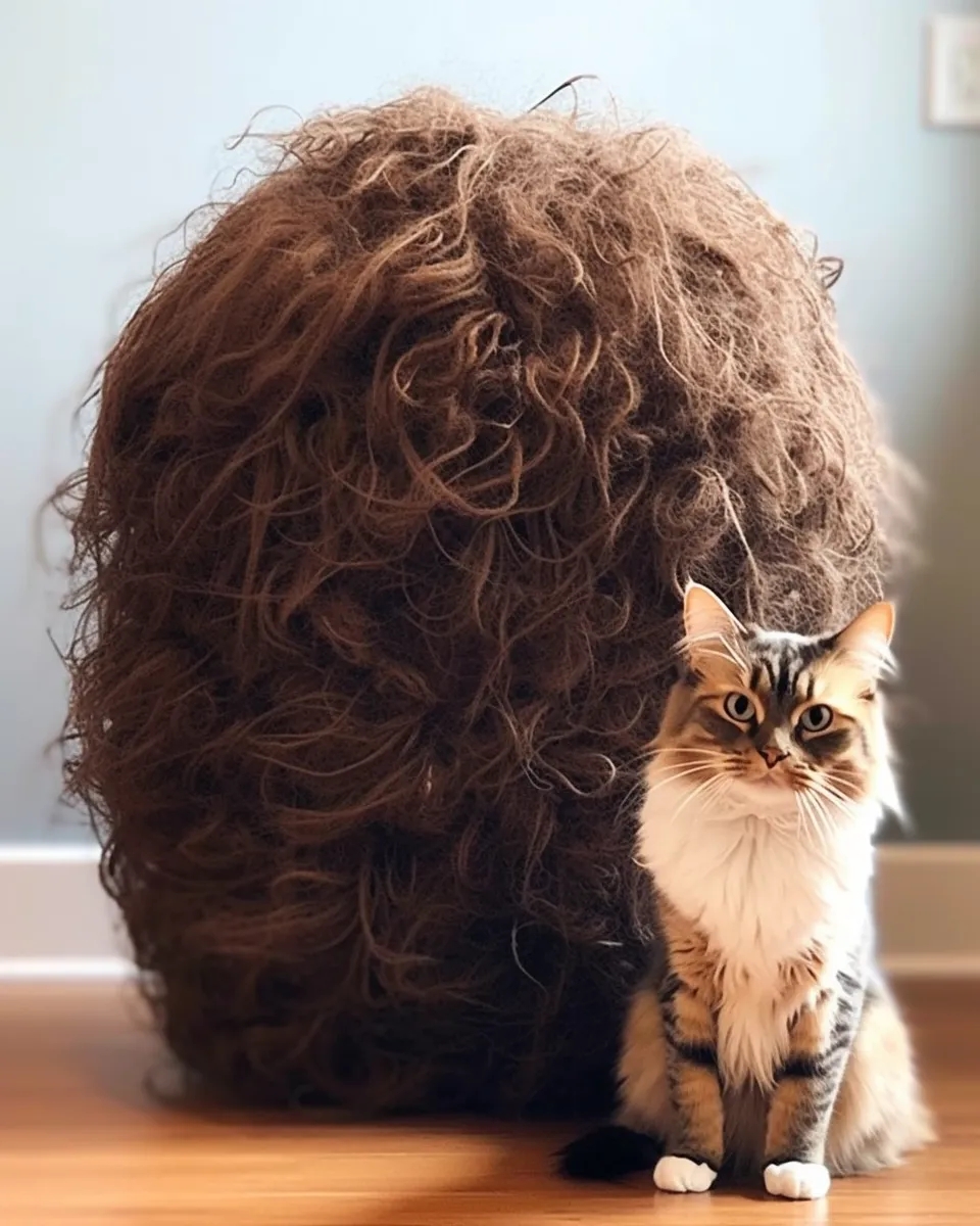 Haarballen bij je kat: symptomen, wanneer hij vastzit en hoe je ze voorkomt