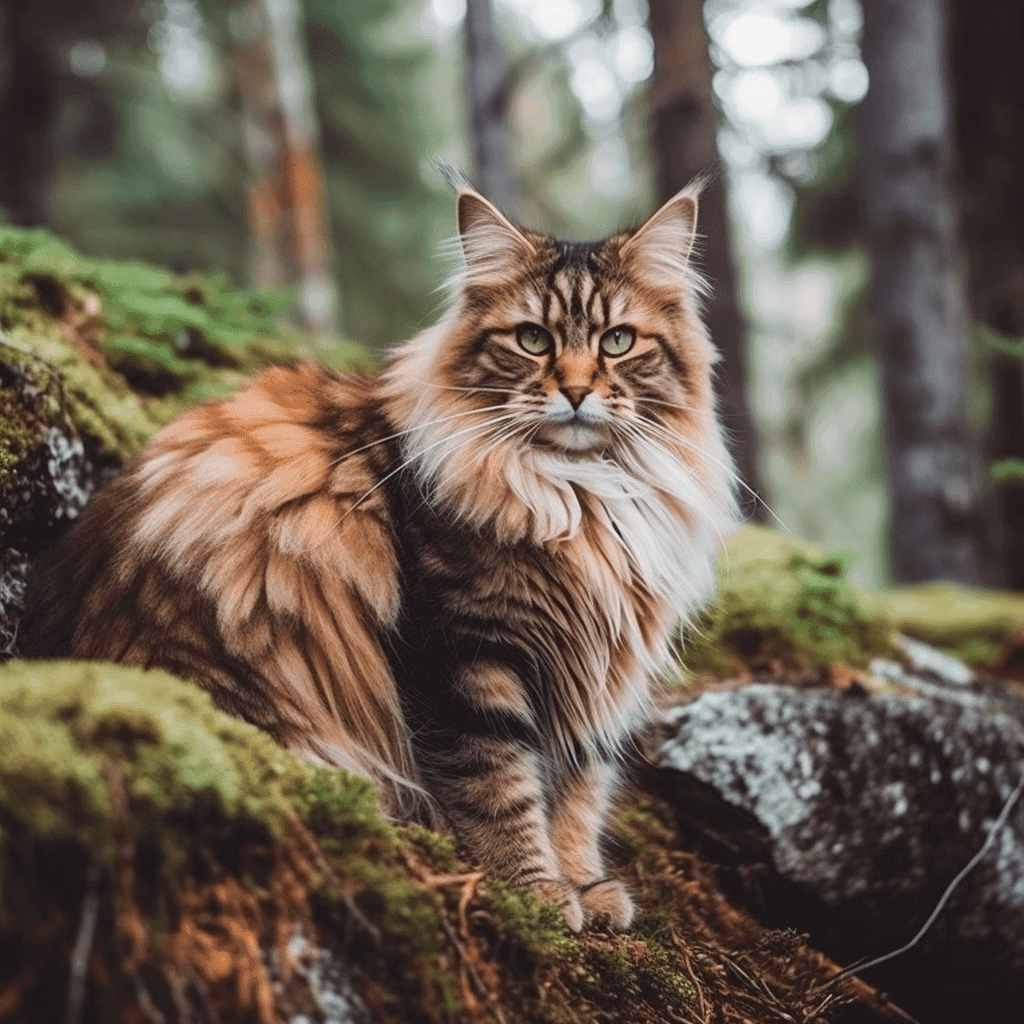 Noorse Boskat vs Maine Coon: de verschillen naast elkaar
